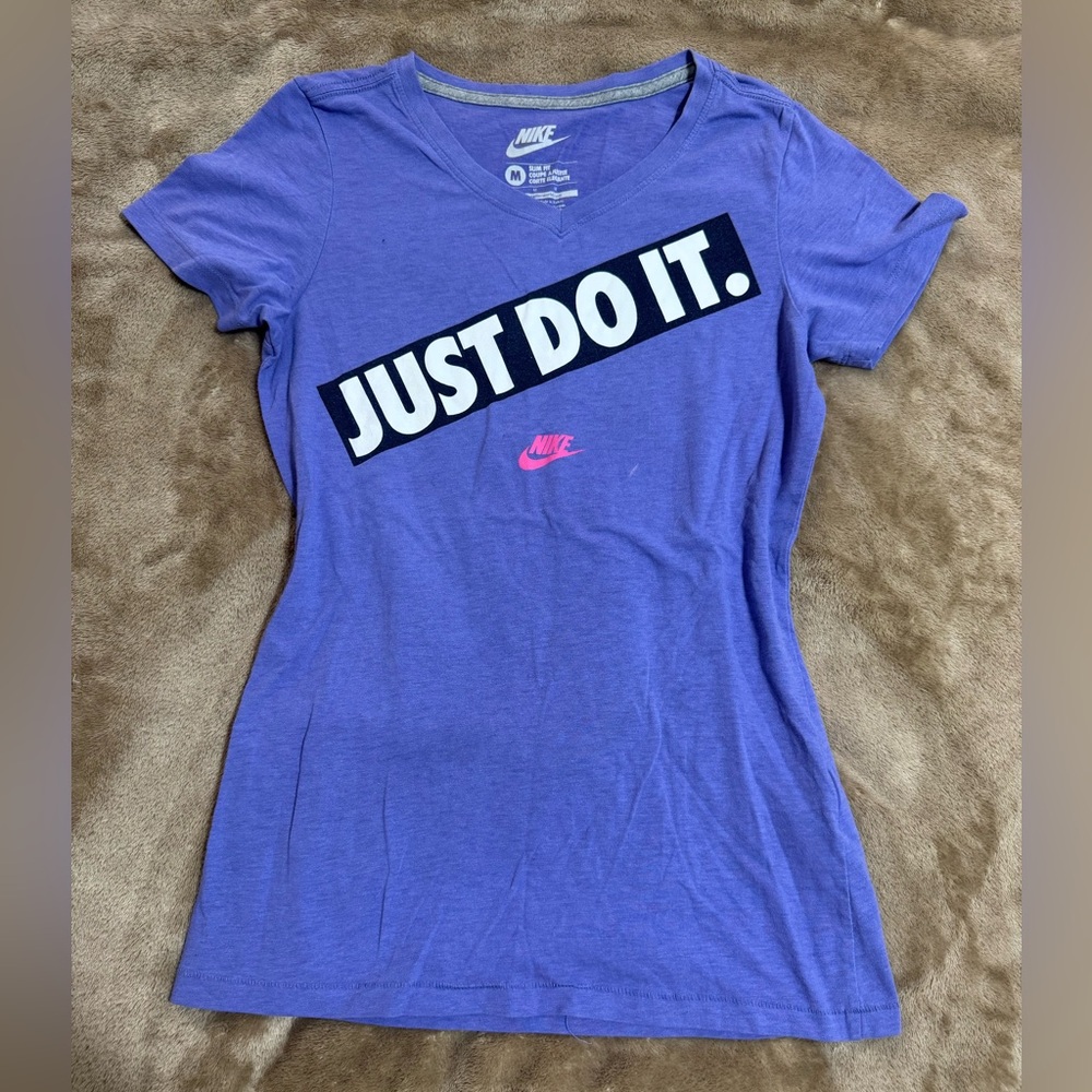 Nike Purple Slim Fit Tee